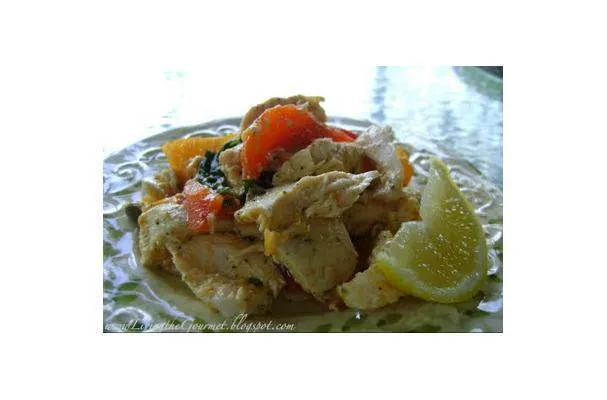 Sałatka z grillowaną szałwią i bazylią - z kurczakiem!