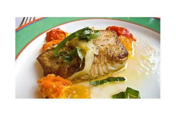 Halibut z fenkułem