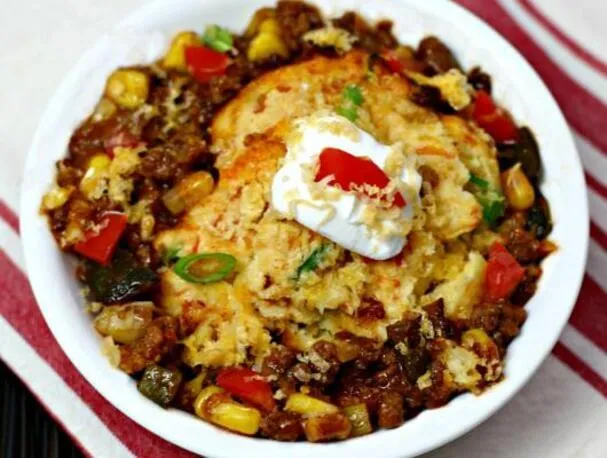 Wołowina Tamale Pie