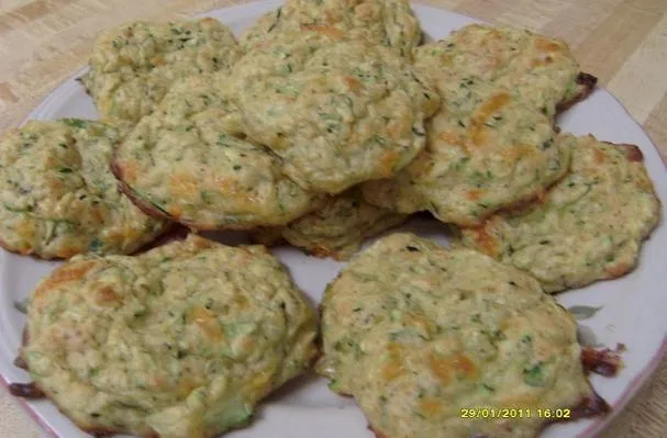 Cukiniowe placki z piekarnika