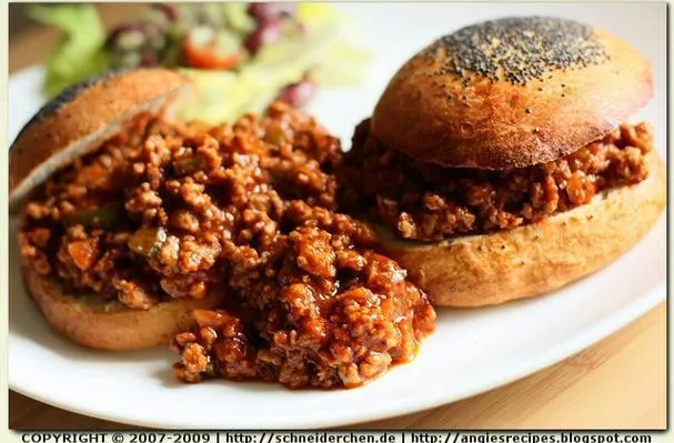 Amerykańskie Sloppy Joes