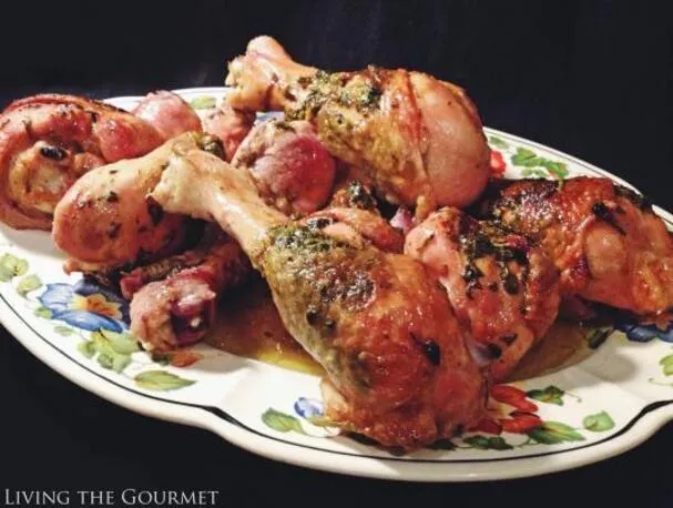 Udka z kurczaka faszerowane kolendrą